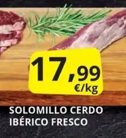 Supermercados MAS SOLOMILLO CERDO IBÉRICO FRESCO oferta