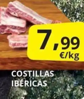 Supermercados MAS COSTILLAS IBÉRICAS oferta