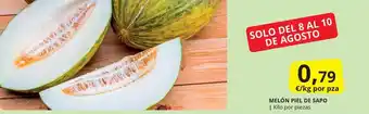 Supermercados MAS MELÓN PIEL DE SAPO oferta
