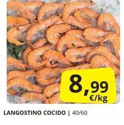 Supermercados MAS LANGOSTINO COCIDO oferta
