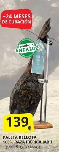 Supermercados MAS PALETA BELLOTA 100% RAZA IBÉRICA JABU oferta