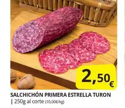 Supermercados MAS SALCHICHÓN PRIMERA ESTRELLA TURON oferta
