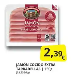 Supermercados MAS JAMÓN COCIDO EXTRA TARRADELLAS oferta