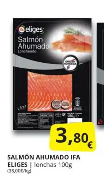 Supermercados MAS SALMÓN AHUMADO IFA ELIGES oferta