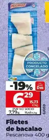 Alimerka Pescanova - filetes de bacalao oferta