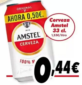 Supermercados Piedra Amstel - cerveza oferta