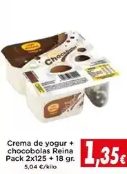Proxi Reina - crema de yogur + chocobolas oferta