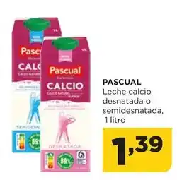 Alimerka Pascual - leche calcio desnatada o semidesnatada oferta