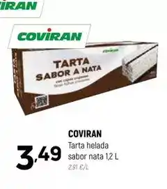 Coviran Coviran - tarta helada sabor nata oferta