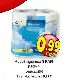 SPAR Spar - papel higiénico oferta