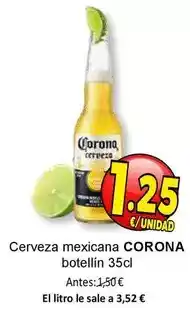 SPAR Corona - cerveza mexicana oferta