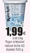 FROIZ Kalekoi - yogur artesanal natural leche oferta