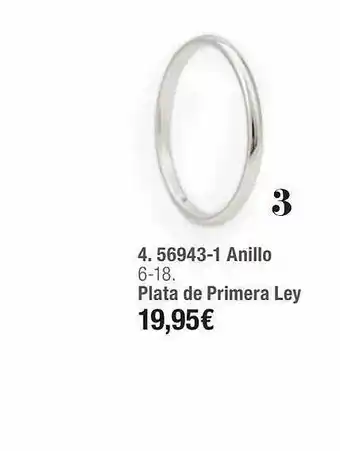 Cristian Lay 56943-1 Anillo Plata De Primera Ley oferta