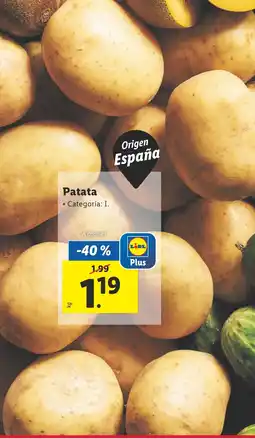 Lidl Patata oferta