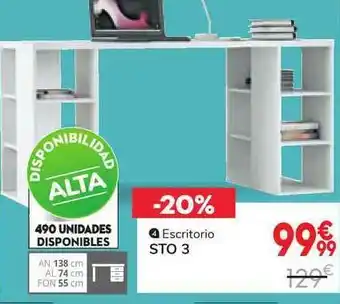 Conforama Escritorio Sto 3 oferta