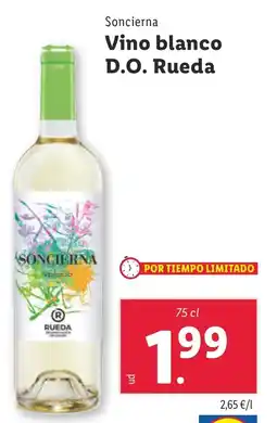 Lidl Soncierna Vino blanco D.O. Rueda oferta