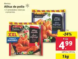 Lidl Alitas de pollo oferta