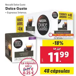 Lidl Nescafé Dolce Gusto oferta