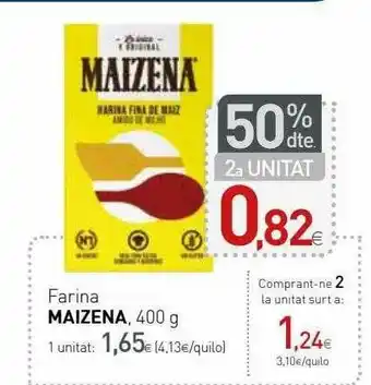 Condis 50% Dte. 2a Unitat Farina Maizena 400g oferta