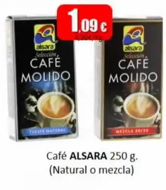 Super Alcoop Café Alsara Natural O Mezcla 250g oferta