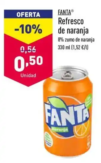 ALDI Fanta Refresco de naranja 330ml oferta