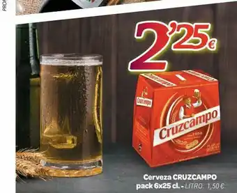 Alsara Supermercados Cerveza Cruzcampo Pack 6 x 25cl oferta