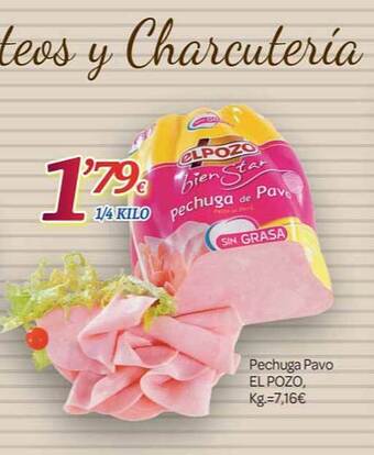 Alsara Supermercados Pechuga Pavo El Pozo oferta