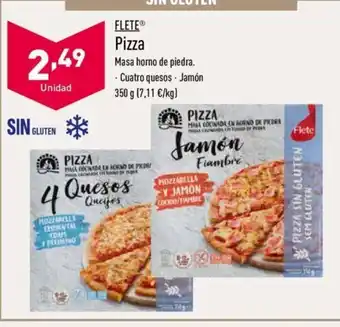 ALDI Pizza Masa horno de piedra oferta