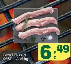 HiperDino Panceta con costilla oferta