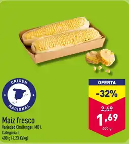 ALDI Maíz fresco oferta