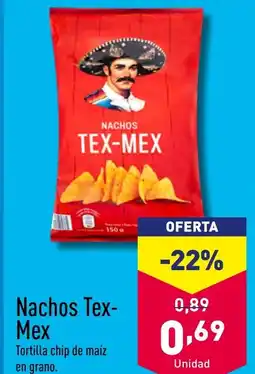 ALDI Nachos Tex- Mex oferta