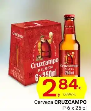 Supermercados Dani Cruzcampo - cerveza oferta