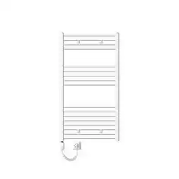 Brico Depôt Radiador toallero de baño eléctrico - 750 x 1200 mm - 1200w - blanco oferta