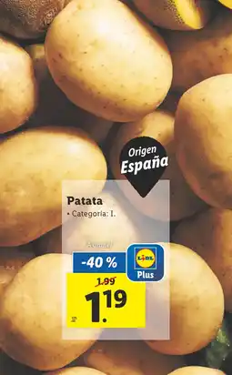 Lidl Patata oferta