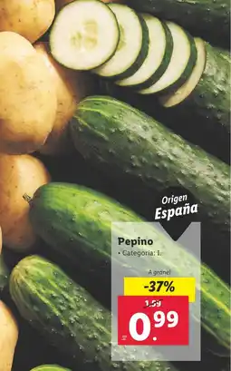 Lidl Pepino oferta