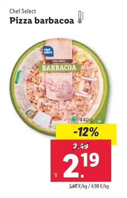 Lidl Chef Select Pizza barbacoa oferta