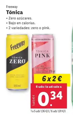 Lidl Freeway Tónica oferta