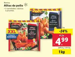 Lidl Alitas de pollo oferta