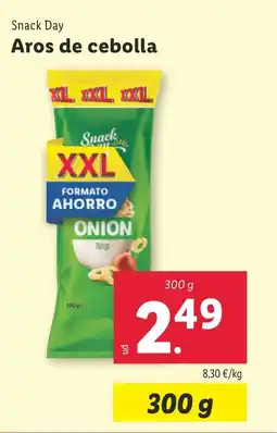 Lidl Snack Day Aros de cebolla oferta