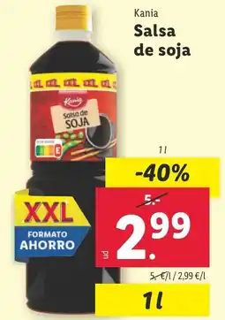 Lidl Kania Salsa de soja oferta