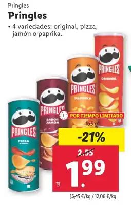 Lidl Pringles oferta