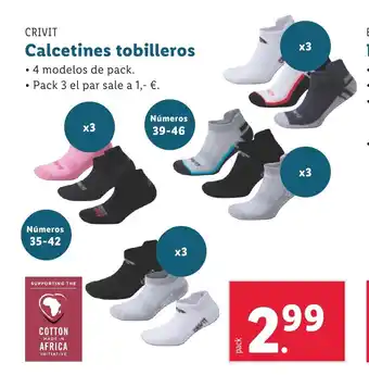 Lidl CRIVIT Calcetines tobilleros oferta