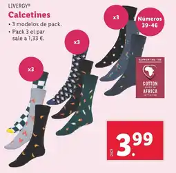 Lidl LIVERGYⓇ Calcetines oferta