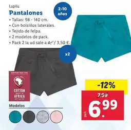 Lidl Lupilu Pantalones oferta
