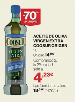 Hipercor ACEITE DE OLIVA VIRGEN EXTRA COOSUR ORIGEN oferta