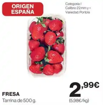 Hipercor FRESA oferta