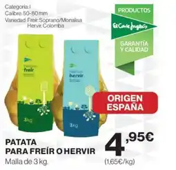Hipercor PATATA PARA FREÍR O HERVIR oferta