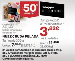 Hipercor NUEZ CRUDA PELADA oferta