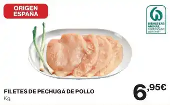 Hipercor FILETES DE PECHUGA DE POLLO oferta