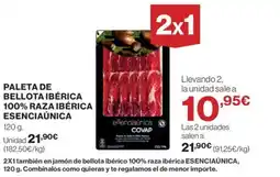 Hipercor PALETA DE BELLOTA IBÉRICA 100% RAZA IBÉRICA ESENCIAÚNICA oferta
